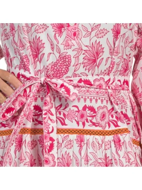 CALYPSO ST. BARTH Rylie Long Sleeve Printed Maxi Dress - Picture 4 of 4